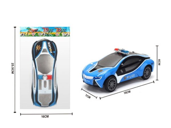 Машинка инерционная "Полиция 1" 16 см, цвет микс, пластик, в пакете ( Арт. 2116604)