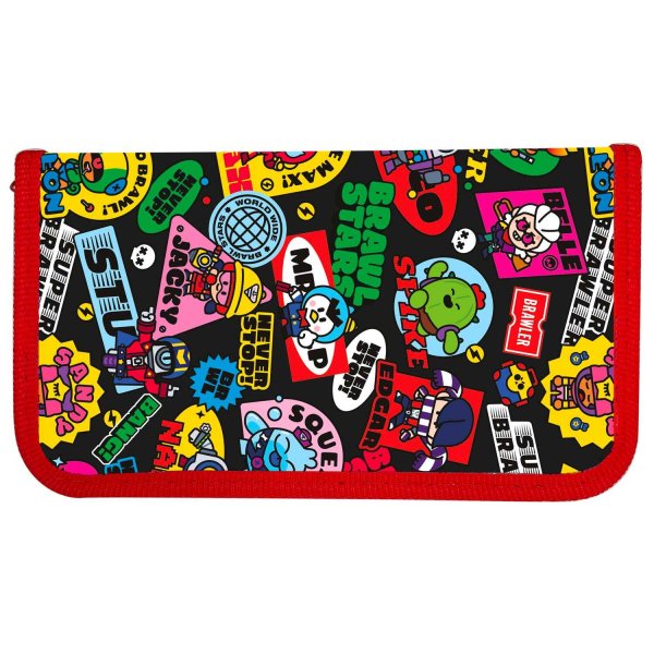 Пенал (Премьера Паблишинг) Brawl Stars. Пенал 190х110. Black edition