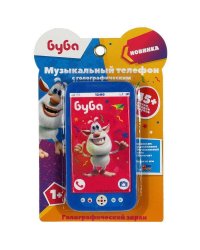Музыкальный телефон БУБА 45 песен,загадок,звуков.голографический экран.блист.бат. Умка в кор.2*72шт