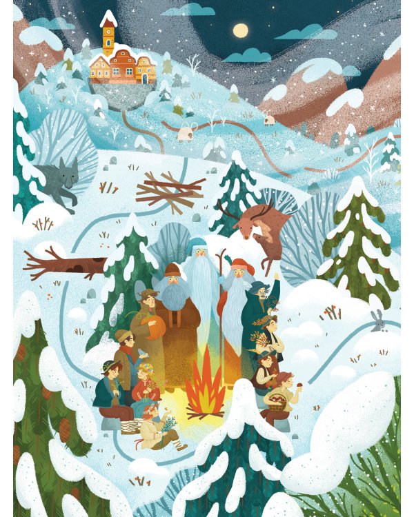 По дорогам зимних сказок