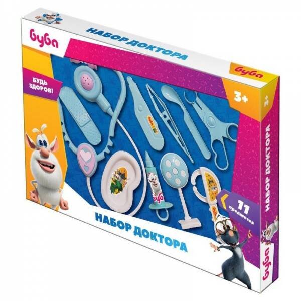 Набор доктора БУБА кор.34,5*24,5*3,8см ИГРАЕМ ВМЕСТЕ в кор.2*32шт