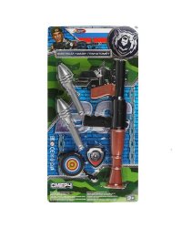 Гранатомет ручной стреляет, 30*58*6см ИГРАЕМ ВМЕСТЕ в кор.2*24шт