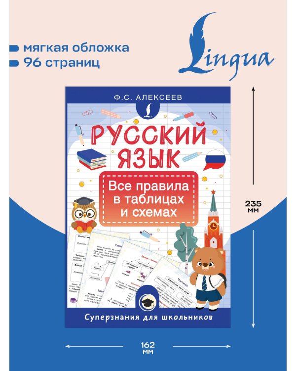 Русский язык. Все правила в таблицах и схемах