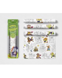 Скатерть ButtenFilm 1100х3600х0,060 25/1 белый Скатерть Зоопарк 1