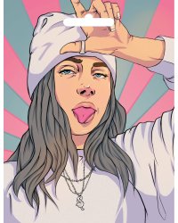 Набор значков. Billie Eilish