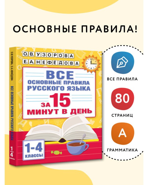 Все основные правила русского языка за 15 минут в день