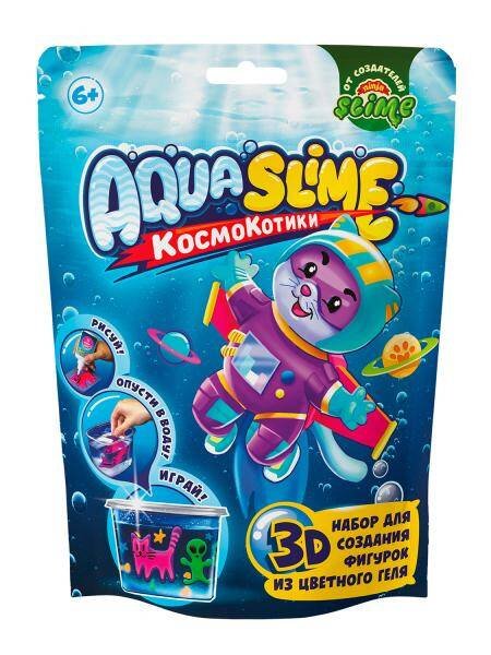 Малый набор "Aqua Slime": набор для изготовления фигурок из цветного геля
