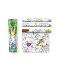 Скатерть ButtenFilm 1100х3600х0,060 25/1 белый Скатерть Джунгли