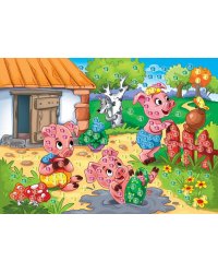 МОЗАИКА ИЗ СТРАЗ. ТРИ ВЕСЁЛЫХ ПОРОСЁНКА. Арт. М-0428