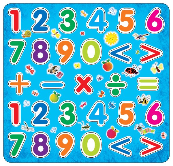 Первые знания на магнитах Магнитные цифры