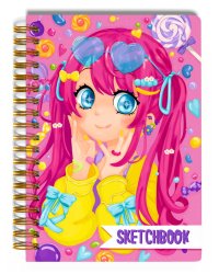 MyArt. АНИМЕ СКЕТЧБУК на гребне. Сладкие мечты