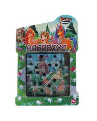 Логическая игра лабиринт единороги блист.14,7*20,7*2см ИГРАЕМ ВМЕСТЕ в кор.2*210шт
