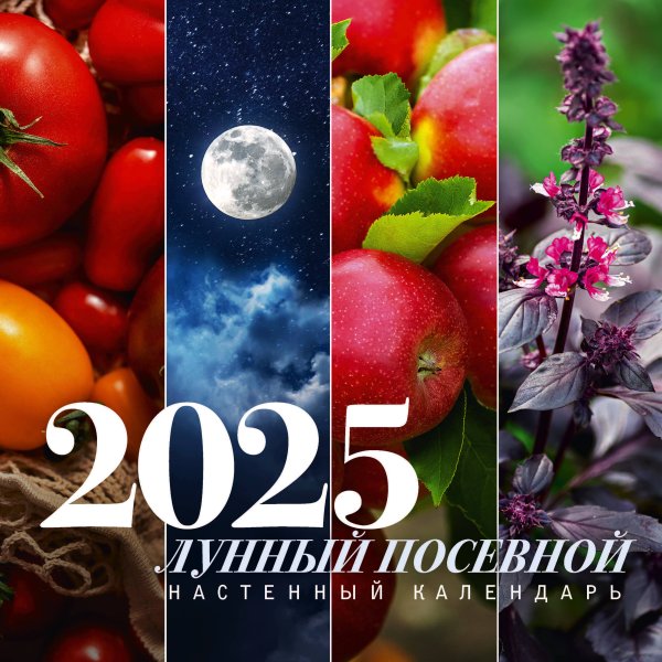 Календарь настенный на 2025 год Лунный посевной календарь на 2025 год