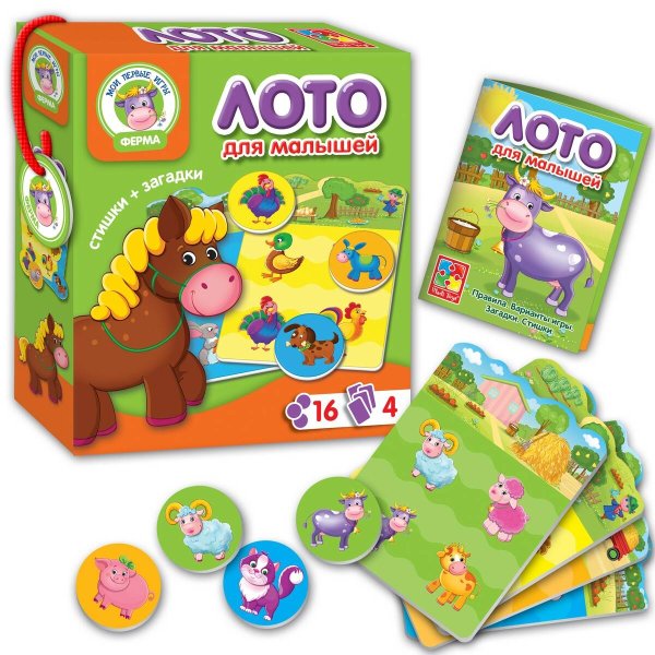 Игры (Ярасту) Игра настольная Ферма "Лото"