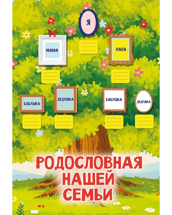 Родословная нашей семьи. Плакат с наклейками