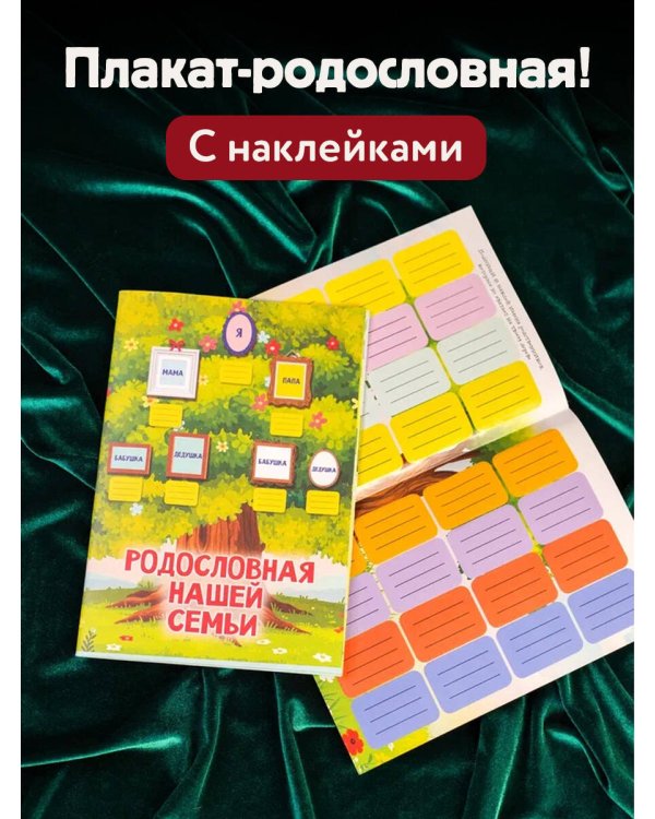 Родословная нашей семьи. Плакат с наклейками
