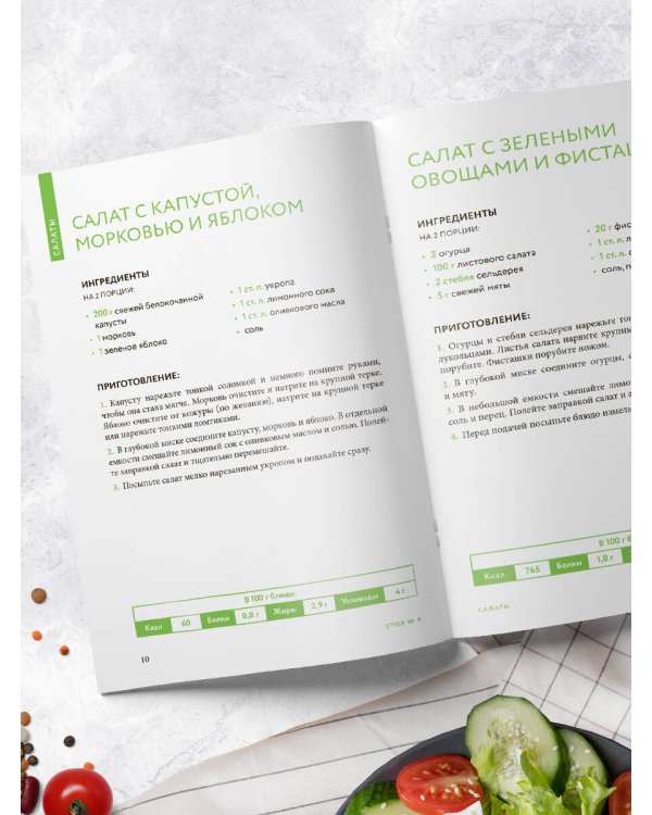 Стол №9. Блюда при диабете