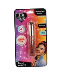 Блеск для губ бежевый TIK TOK GIRL в кор.24*12шт