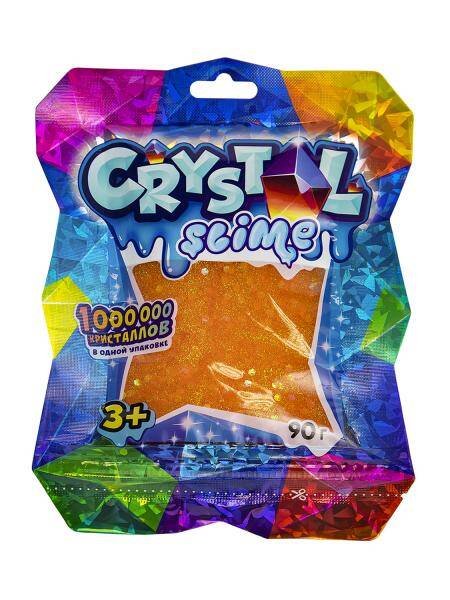 Игрушка ТМ «Slime» Crystal slime, апельсиновый, 90 г