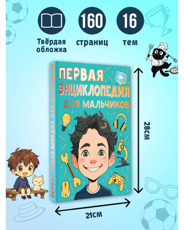 Дополнительное изображение книги «Первая энциклопедия для мальчиков»