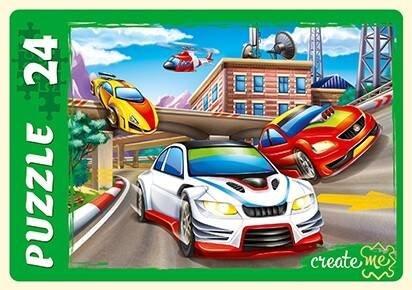 МАКСИ-ПАЗЛЫ 24 элемента. СКОРОСТНЫЕ ГОНКИ (Арт. ПУ24-0614)