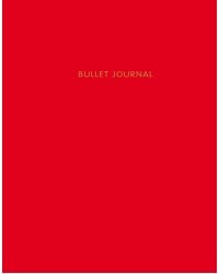 Bullet Journal (Алый) 162x210мм, твердая обложка, пружина, блокнот в точку, 120 стр.