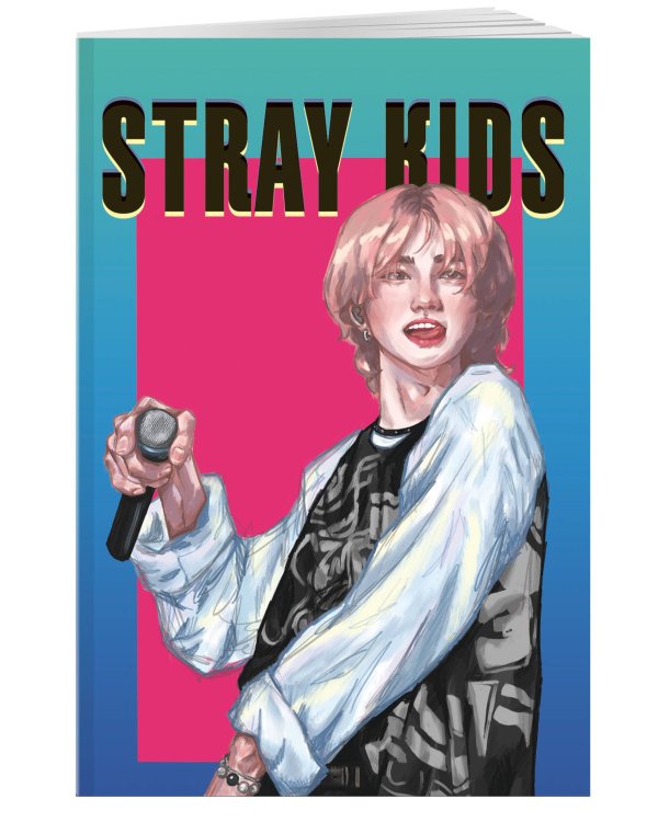 Обложка для паспорта. Stray Kids. Хенджин (ПВХ, 185х133 мм)