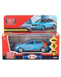Машина металл KIA RIO КАРШЕРИНГ 12 см, двери, багаж, инерц, в кор. Технопарк в кор.2*36шт