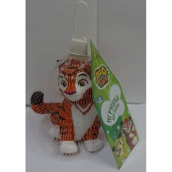 ИГРУШКА ПЛАСТИЗОЛЬ ДЛЯ ВАННЫ "Капитошка" Лео и Тиг, Тиг в сетке (русс. уп.) в кор.50шт