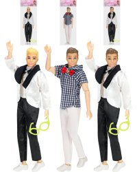 Кукла (28 см) "Стивен"(шарнирная, микс: 3 вида,в пакете) ( Арт. 2223814)