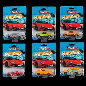 Игрушка транспортная из пластмассы для детей "Hot Cars"