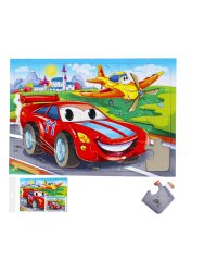 ПАЗЛ-РАМКА. 24 элемента. Крутой транспорт (Арт. П-3180)