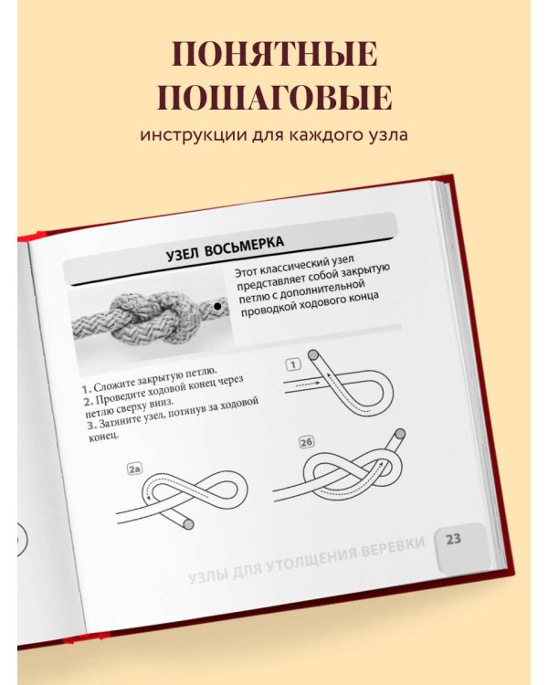 Дополнительное изображение книги «УЗЛЫ. 50 пошаговых инструкций. Карманный гид»