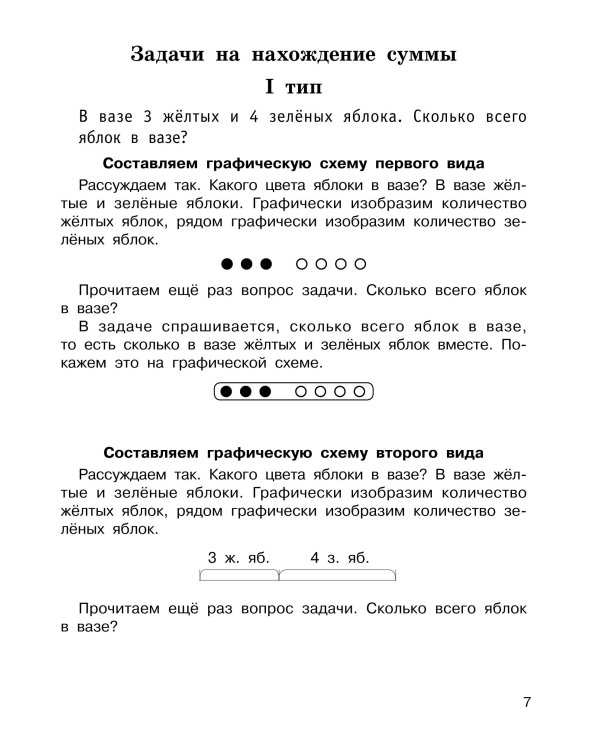 Задачи по математике. 1-й класс