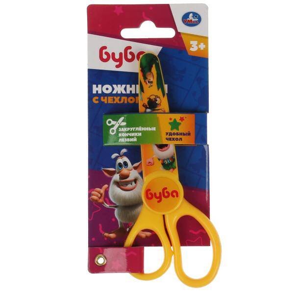 Ножницы БУБА с чехлом Умка в кор.30*12шт