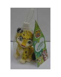 ИГРУШКА ПЛАСТИЗОЛЬ ДЛЯ ВАННЫ "Капитошка" Лео и Тиг, Лео в сетке (русс. уп.) в кор.50шт