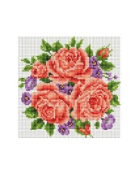 277-ST-S Розы и фиалки