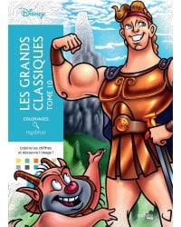Coloriages mysteres Disney Les grands classiques Tome 10 Раскраска Волшебный мир Диснея Великая классика том 10 /Книги на английском языке