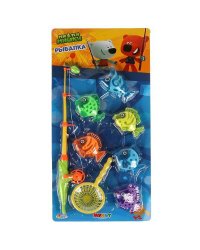 Игра рыбалка МИМИМИШКИ, цвет в ассорт. на карт. (русс. уп.) 53*25,5*4,5см Играем вместе в кор.2*24шт