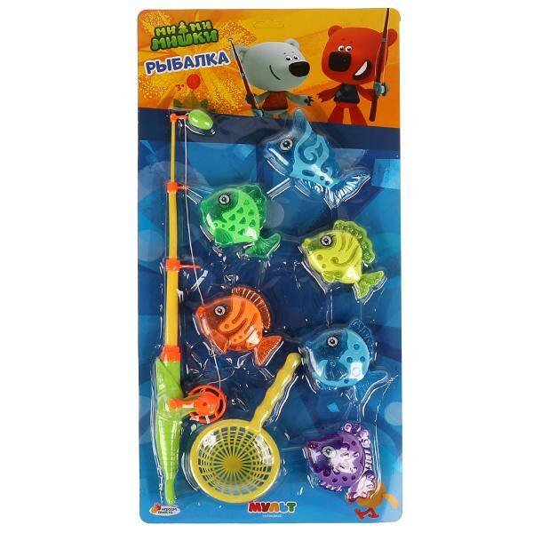 Вне серии (Умка) Игра рыбалка МИМИМИШКИ, цвет в ассорт. на карт. (русс. уп.) 53*25,5*4,5см Играем вместе в кор.2*24шт