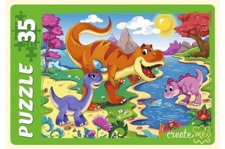 МАКСИ-ПАЗЛЫ 35 элементов. МИР ДИНОЗАВРОВ (Арт. ПМ35-6784)