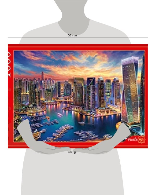 ПАЗЛЫ 1000 элементов. Ф1000-5151 НЕБОСКРЕБЫ ДУБАЯ