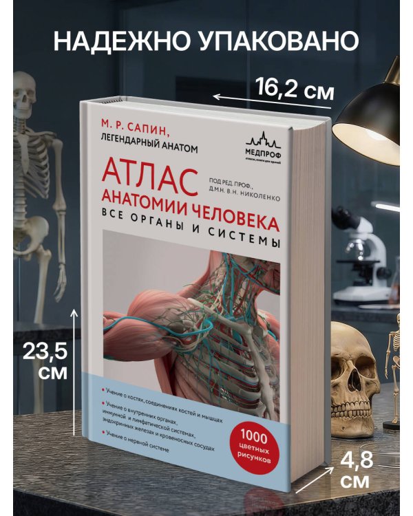 Атлас анатомии человека. Все органы и системы
