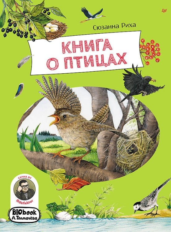 Обложка книги «Книга о птицах. BIObook А. Толмачёва» — Риха Сюзанна, ISBN 9785001166917