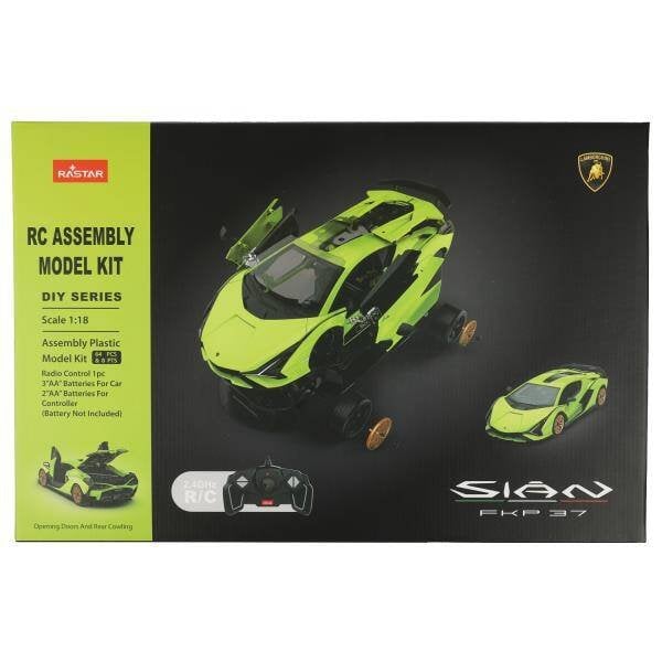МАШИНЫ Р/У (Умка) Машина р/у 1:18 lamborghini sian конструктор 72 дет. Rastar в кор.6шт