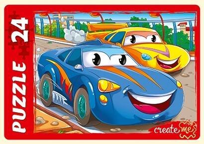 02. МАКСИ-ПАЗЛЫ 24 элемента (Рыжий Кот) МАКСИ-ПАЗЛЫ 24 элемента. СТРЕМИТЕЛЬНЫЕ ТАЧКИ (Арт. ПУ24-0613)