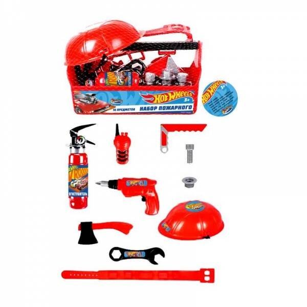 НАБОРЫ ПОЛИЦИЯ (Умка) Набор пожарного ХОТ ВИЛС пл.чемодан.27*15*15см ИГРАЕМ ВМЕСТЕ в кор.2*18шт