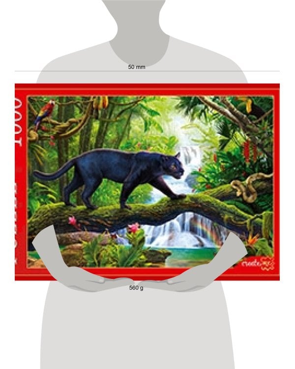 ПАЗЛЫ 1000 элементов. Ф1000-6799 ПАНТЕРА