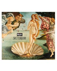 MyArt. КВАДРАТНЫЙ СКЕТЧБУК. Сандро Ботичелли. Рождение Венеры