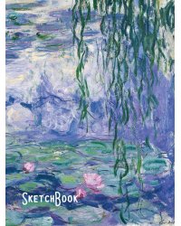 СКЕТЧБУК А5. Клод Моне. ВОДЯНЫЕ ЛИЛИИ (выб.лак)